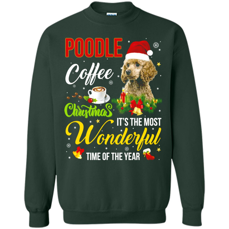 Poodle Coffee Wonderful Christmas