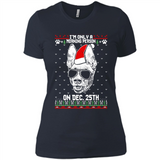 Morning Person Pharaoh Hound Funny Xmas - Ladies' Boyfriend T-Shirt