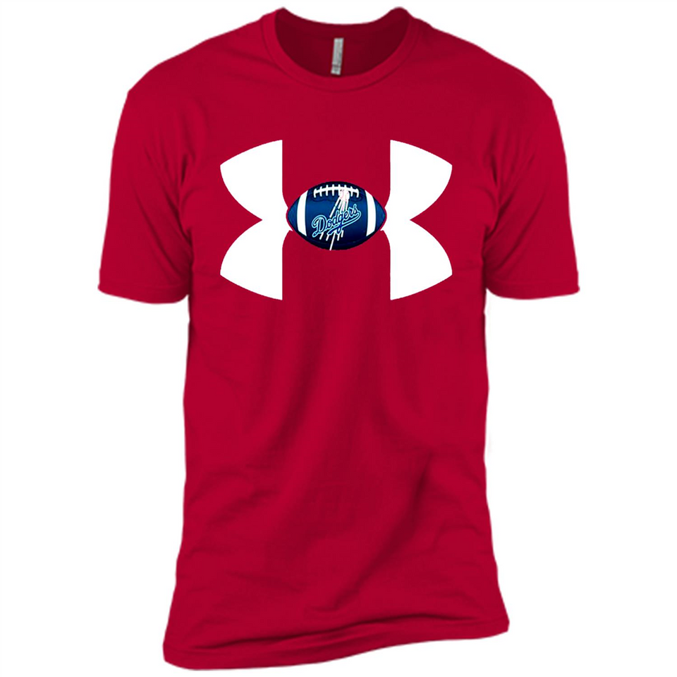 Los Angeles Dodgers Under Armour Logo - Premium Short Sleeve T-Shirt