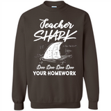 Teacher Shark Doo Doo Doo Your Homework Shirt Ladies' Boyfriend