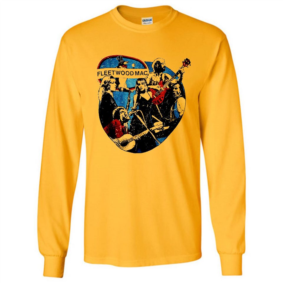 Dancing Funny Guitar Vintage Metal Rock Band Shirt PINGPONG - Long Sleeve T-Shirt