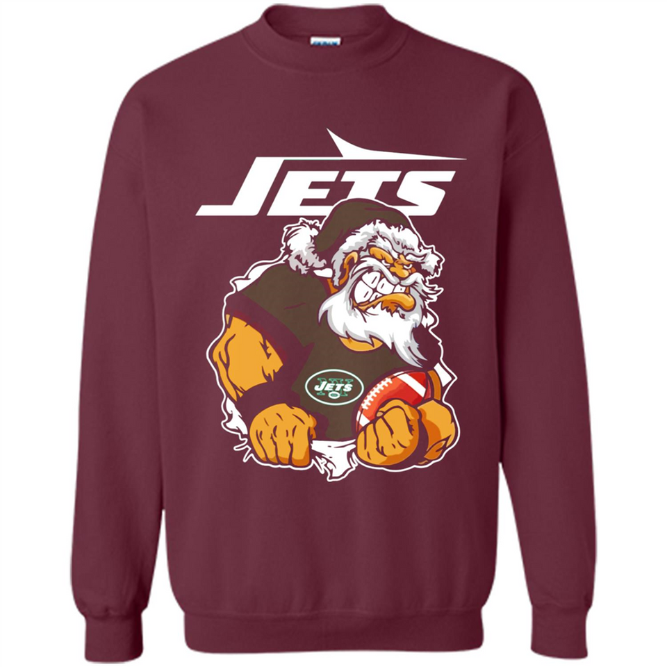 Grumpy Santa Claus Jets Football Team PINGPONG
