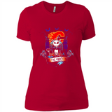 Calgary Flames Halloween The Nightmare Before Christmas - Ladies' Boyfriend T-Shirt