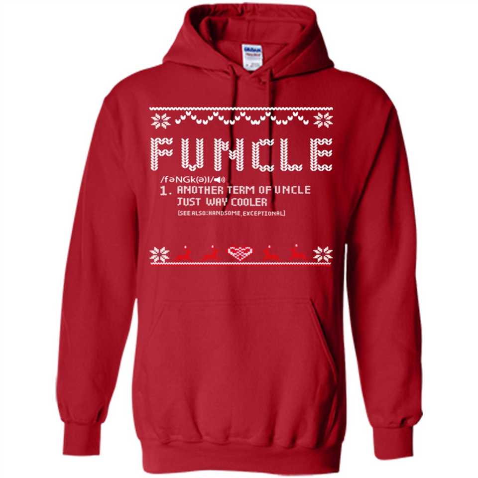 Mens Christmas Funcle Definition - Hoodie