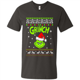 The Grinch Face Christmas - Men's V-Neck
