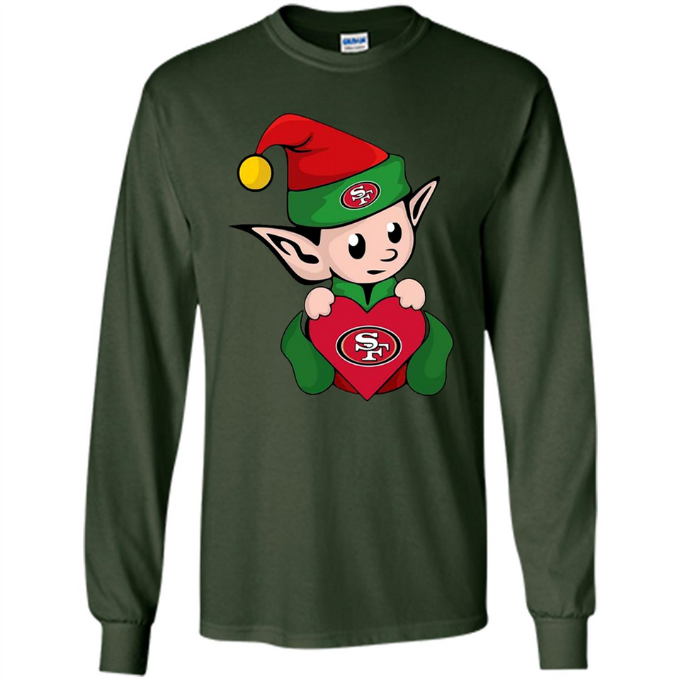 San Francisco 49ers ELF Elves Grinch Santa Claus
