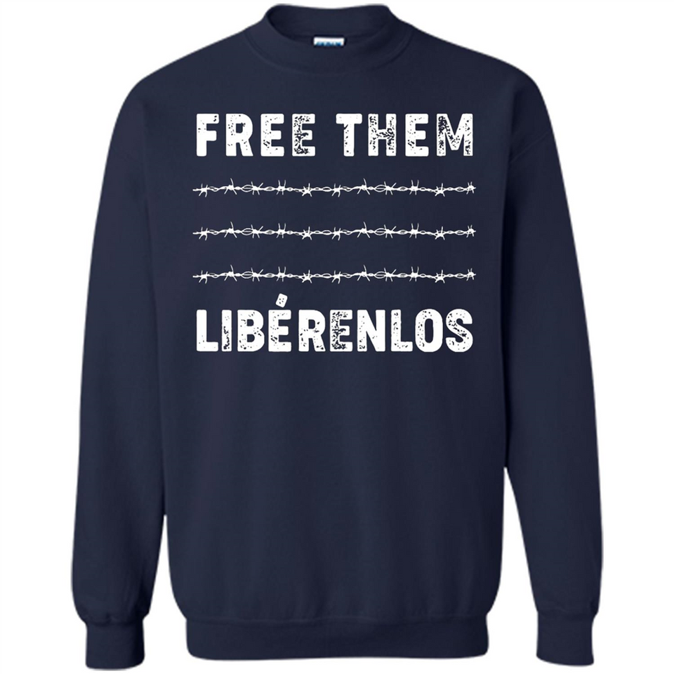 Peaceful Communities- Free Them Liberenlos Shirt PINGPONG - Sweatshirt