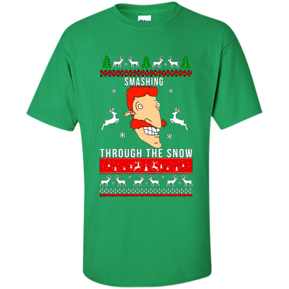 Nigel Thornberry Smashing through the snow Christmas sweatshirt PINGPONG