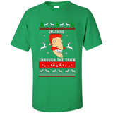 Nigel Thornberry Smashing through the snow Christmas sweatshirt PINGPONG