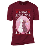 Sailor Moon Yin Yang Cat Love Ugly Christmas Sweater - Premium Short Sleeve T-Shirt