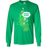 Christmas Tree Cat Long Sleeve Christmas Shirt for Cat Lover - Long Sleeve T-Shirt