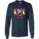 Dabbing Santa - Funny Santa Claus Christmas Dab - Long Sleeve T-Shirt