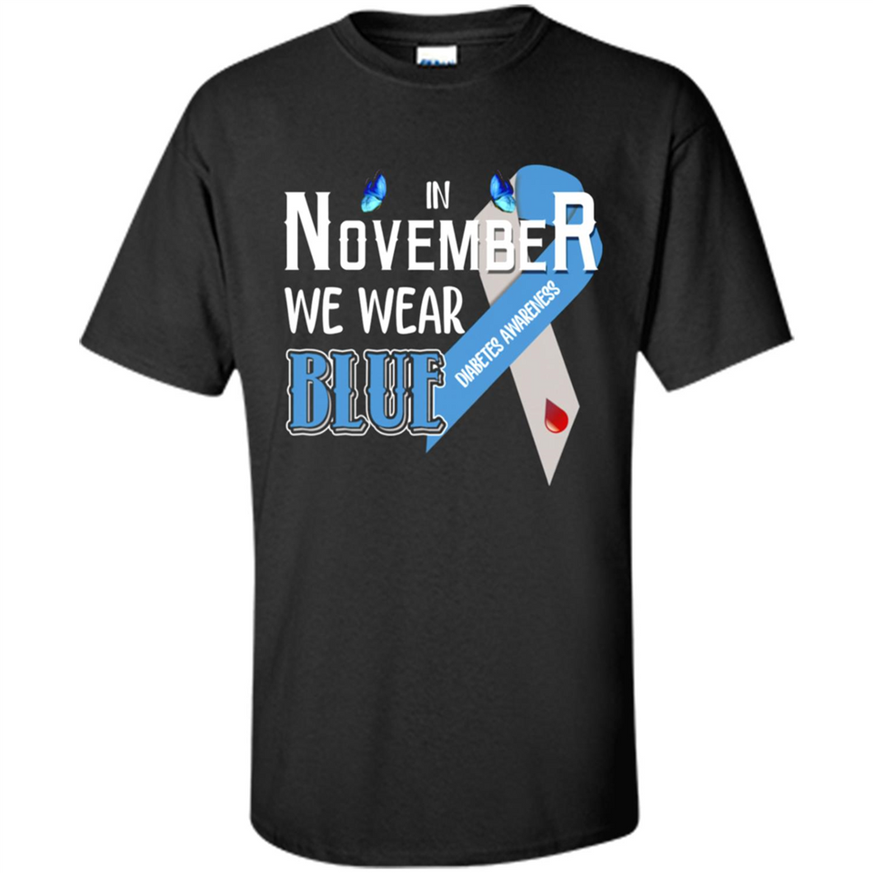 November We Wear Blue Diabetes Awareness
