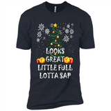 Looks Great Little Full Lotta Sap Funny Christmas Tree Mug PINGPONG - Premium Short Sleeve T-Shirt
