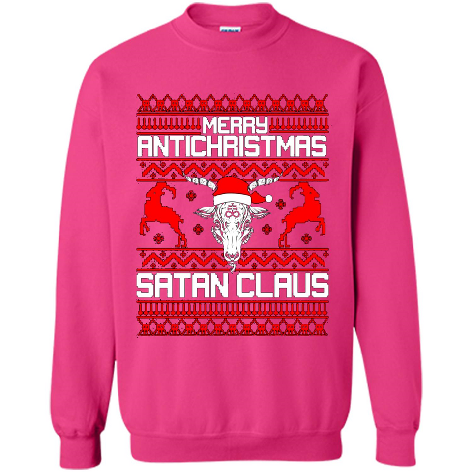 Merry Antichristmas Satan Claus Sweatshirt PINGPONG