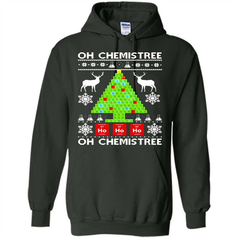 Oh Chemistree, Oh Chemistree Christmas Ugly Sweater - Hoodie