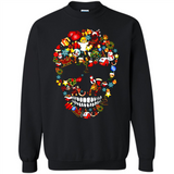 Skull Christmas Decorations Merry Xmas T-Shirt - Sweatshirt