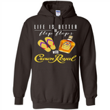 LIFE IS BETTER IN FLIP FLOPS WITH CROWN ROYAL