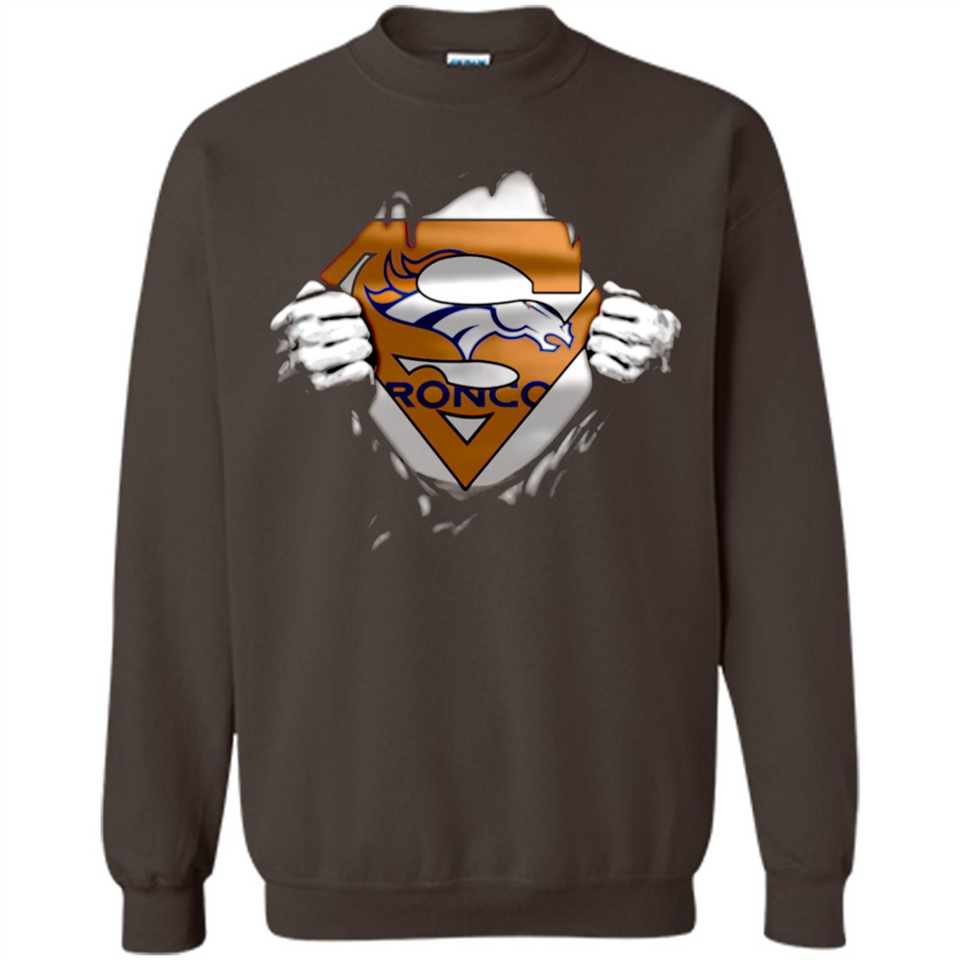 Denver Broncos And Superman Fans - Sweatshirt