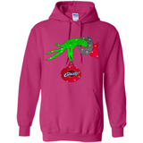 GRINCH HAND HOLDING CLEVELAND CAVALIERS GLITTER CHRISTMAS PINGPONG