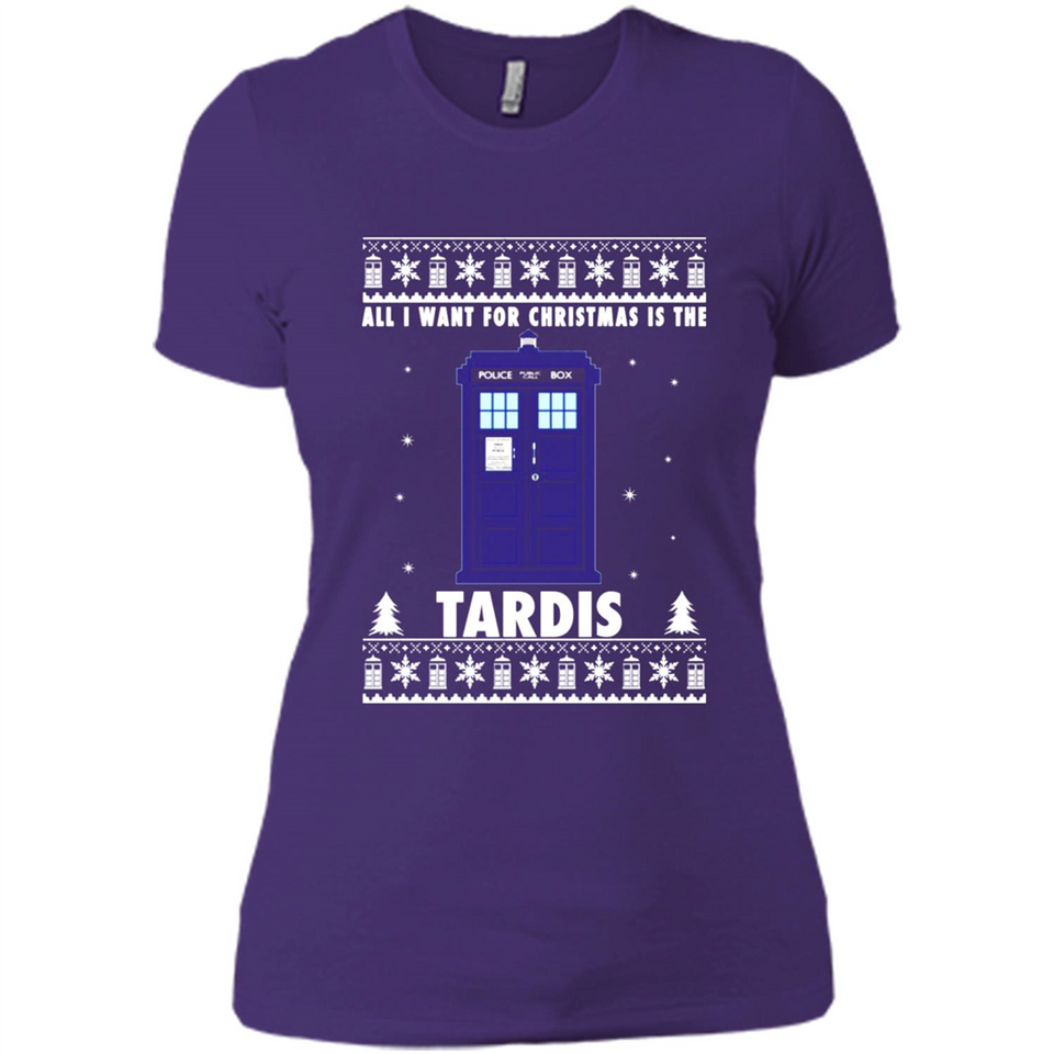All I Want For Christmas Is The Tardis Ugly PINGPONG