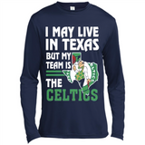 I May Live In Texas But My Team Is The Celtics - Canvas Long Sleeve T-Shirt