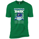 Police boyfriend Shark Blue Line Tee