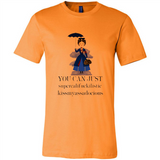 Mary Poppins Clipart You Can Just Supercalifuckilistic Kissmyassadocious MERCHCUTE - Canvas Unisex T-Shirt