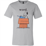 Snoopy Word - Canvas Unisex T-Shirt