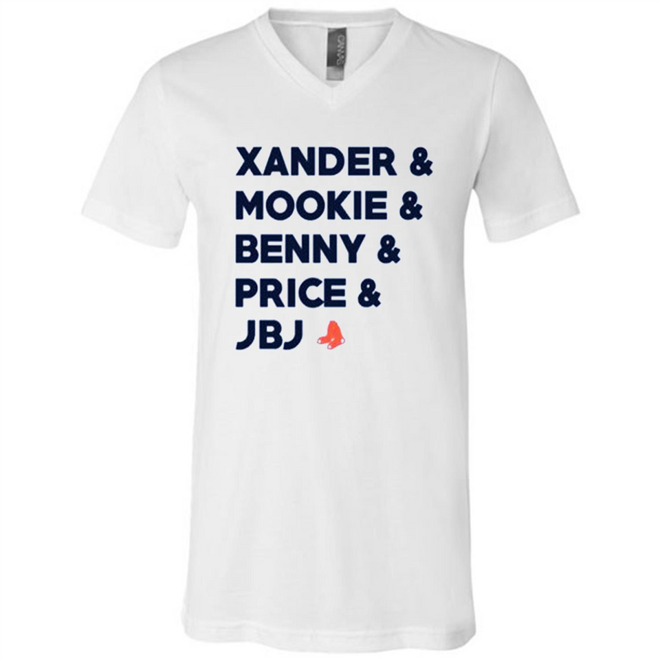 Baseball Favorite Players - Canvas Unisex V-Neck