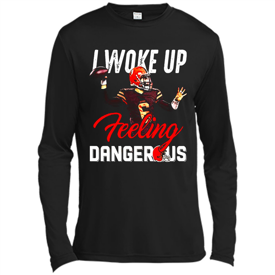 I woke up feeling dangerous - Canvas Long Sleeve T-Shirt