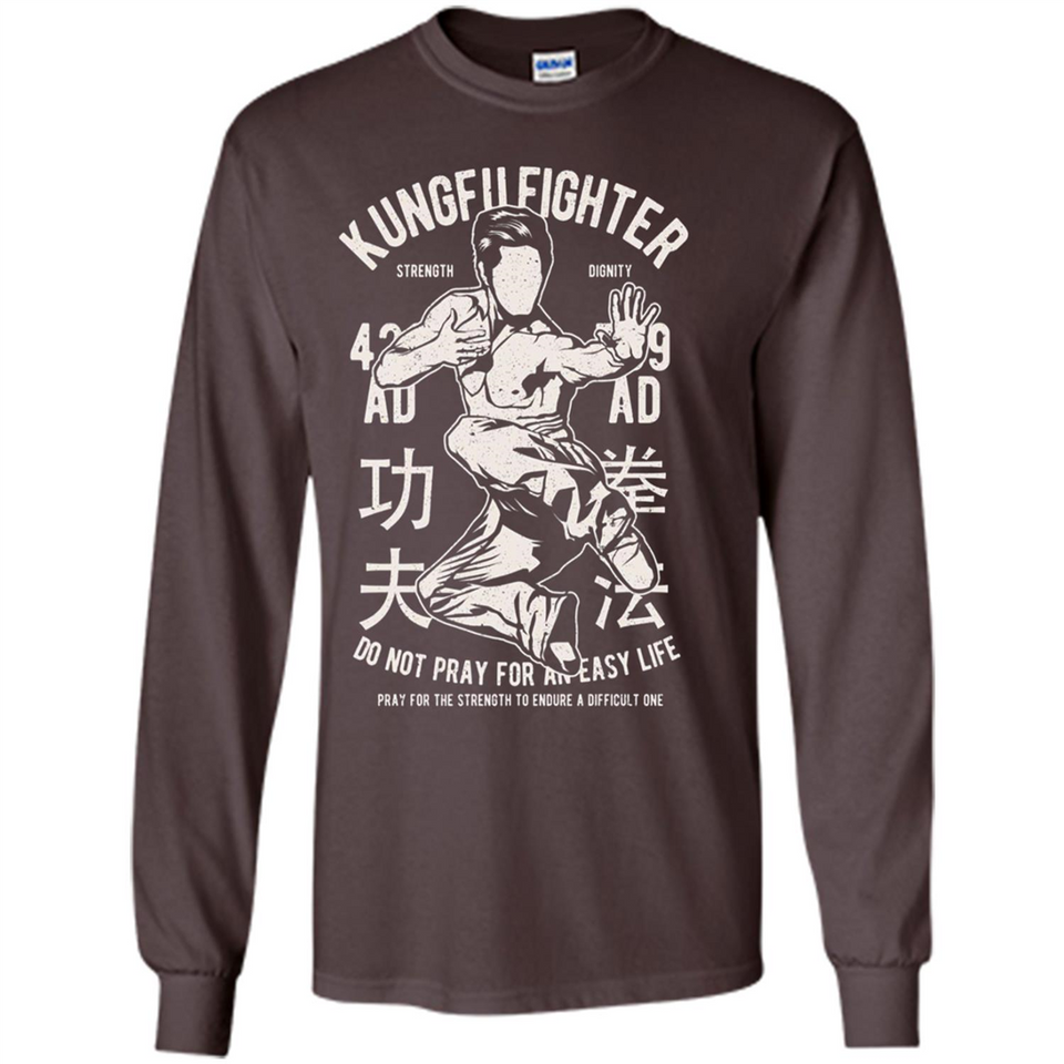 Kungfu Martial Arts Fight Apparel - Long Sleeve T-Shirt