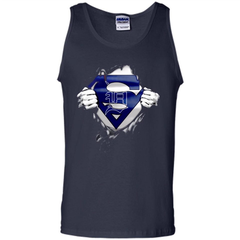 Detroit Tigers And Superman Fans - Tank Top