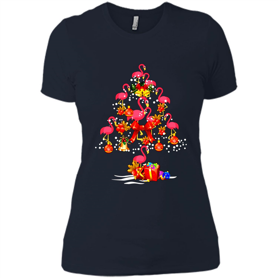Flamingo Christmas Tree Merry Christmas Flamingo PING PONG