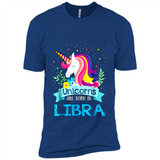 Unicorns are born in Libra Birthday Rainbow Gift Ladies Custom