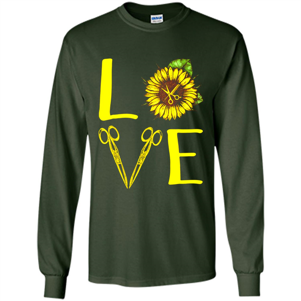 Hair Stylist Love Sunflower Scissors PING PONG