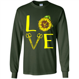 Hair Stylist Love Sunflower Scissors PING PONG