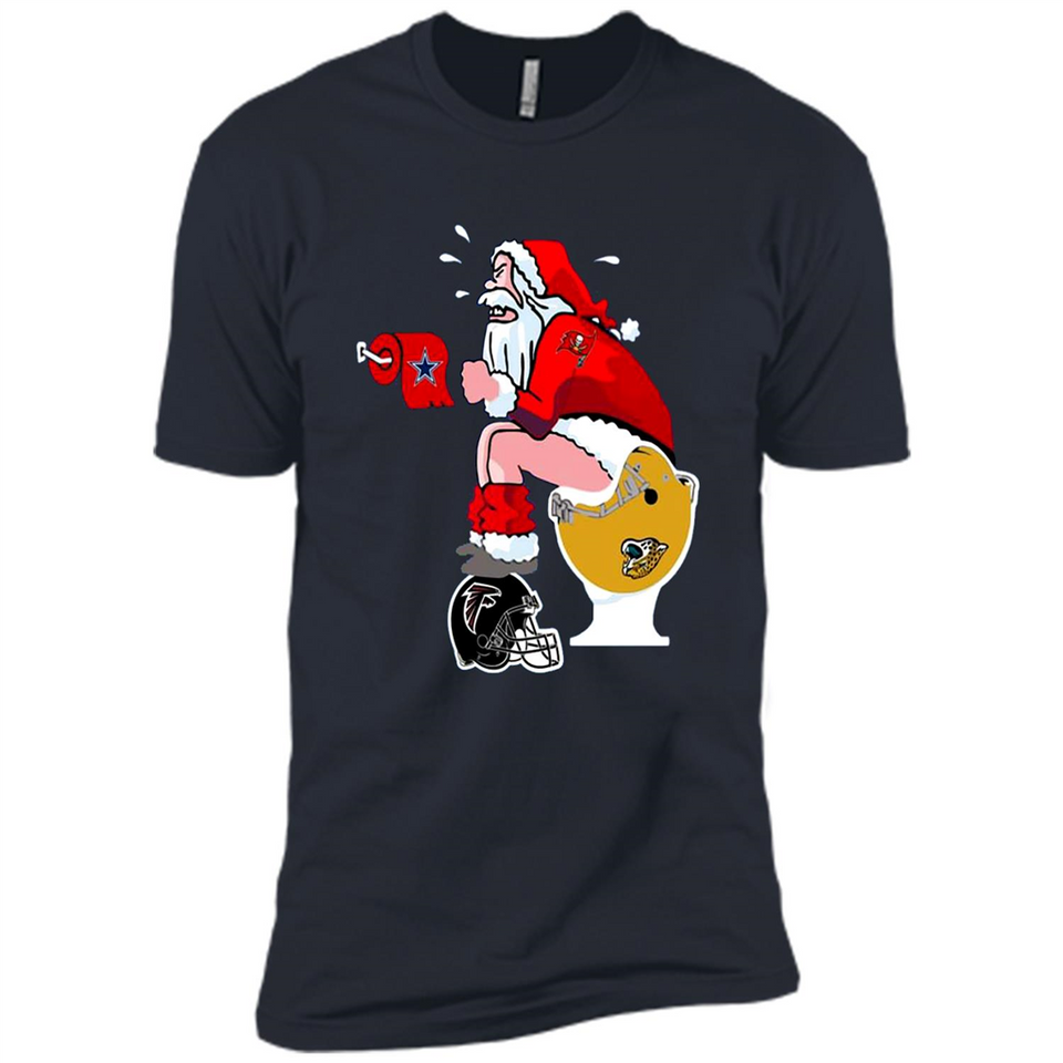 Tampa Bay Buccaneers Santa Claus Toilet