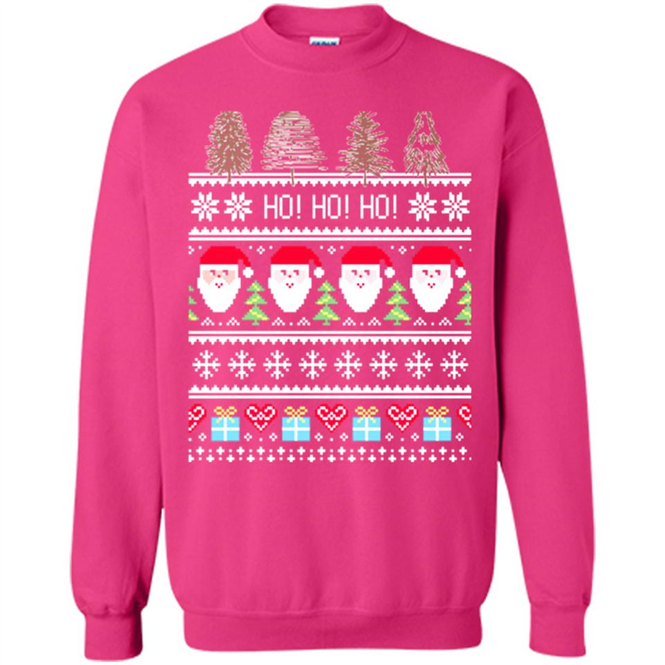 Ugly Merry Christmas Tree Santa Snowflakes