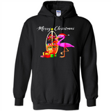 Flamingo Christmas Shirt, Merry Christmas Shirt , Flamingo - Hoodie