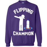 Water Bottle Flipping Tshirt Dabbing Flipping Champion - Sweatshirt