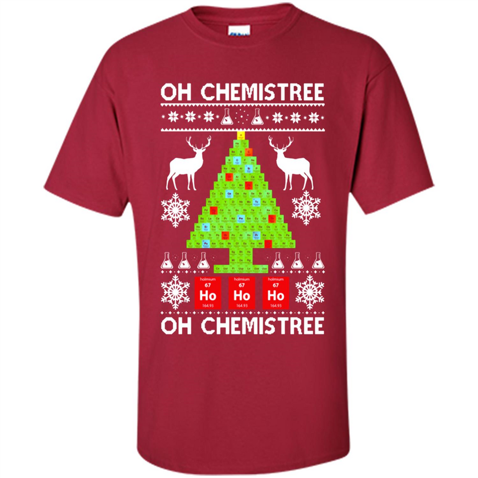 Oh Chemistree, Oh Chemistree Christmas Ugly Sweater - Shirt