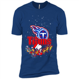 Snoopy Christmas Tennessee Titans - Premium Short Sleeve T-Shirt