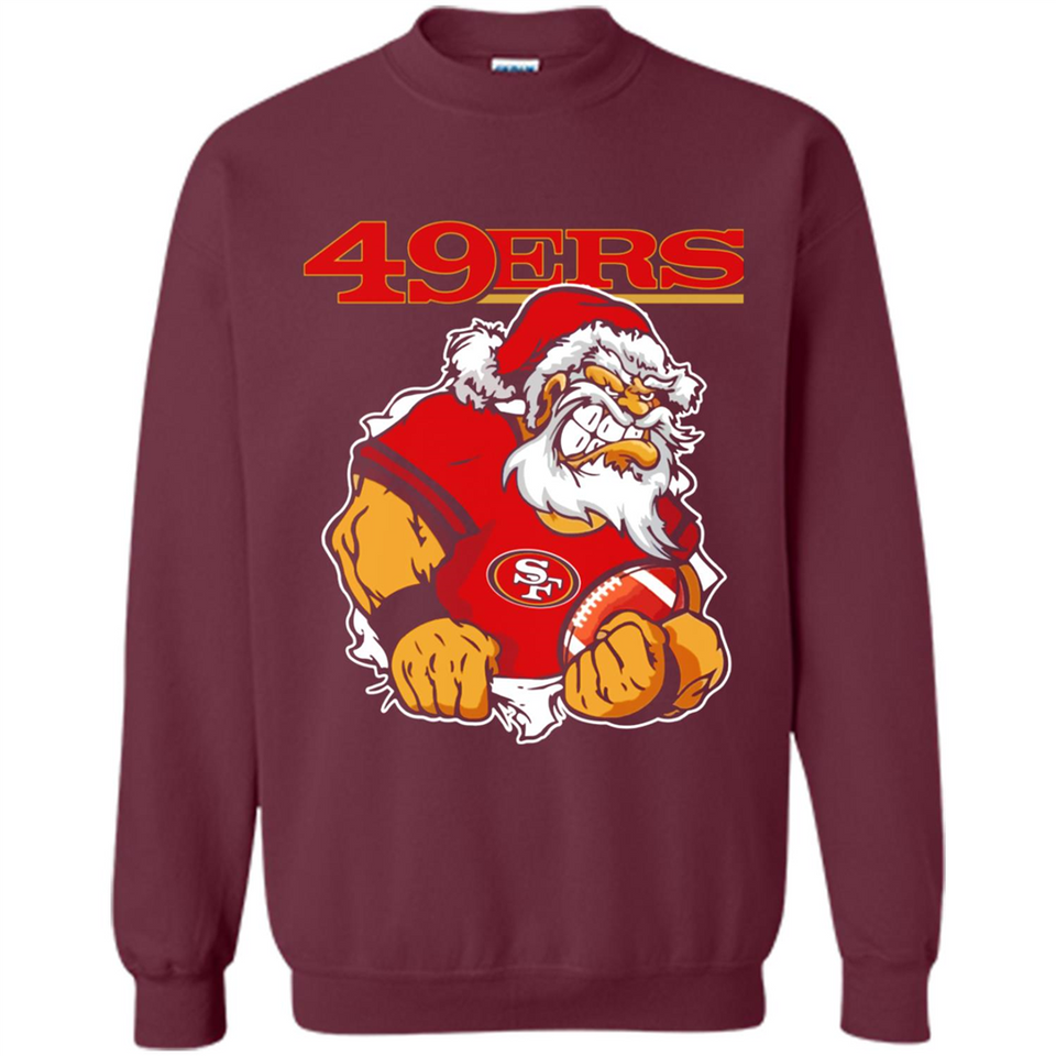Grumpy Santa Claus San Francisco 49ers Football Team PINGPONG