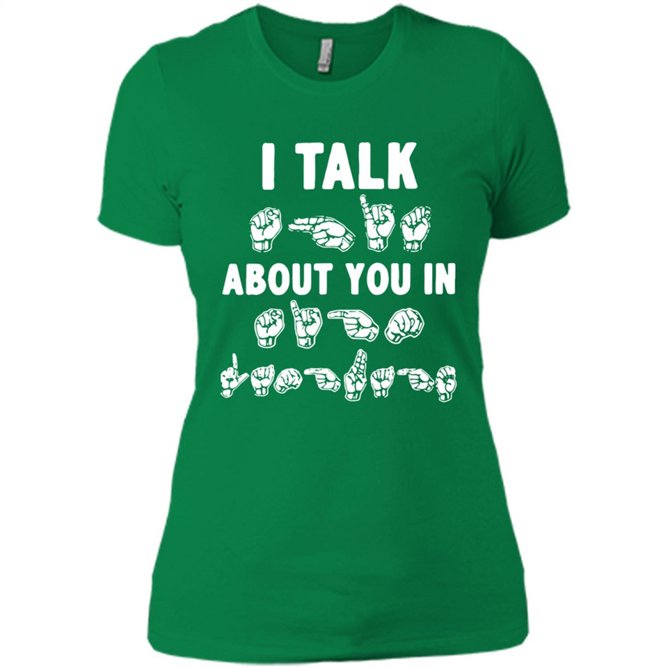 I TALK ABOUT YOU IN