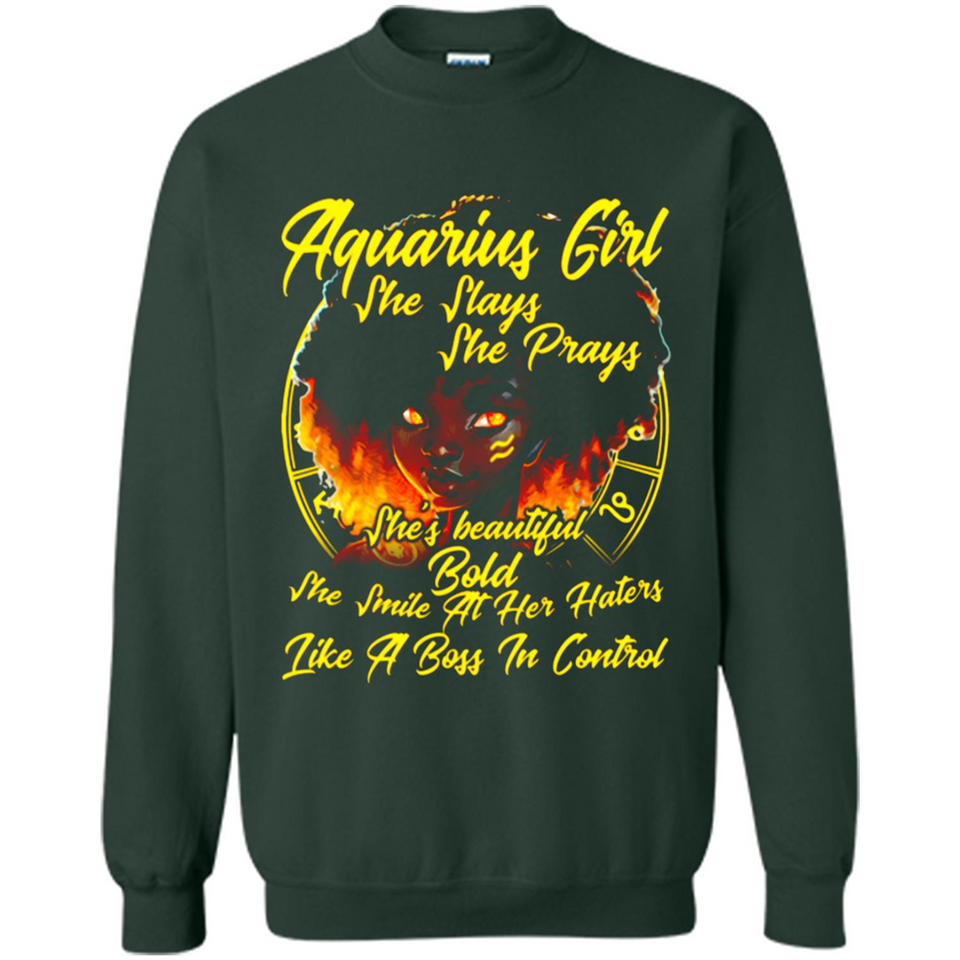 Aquarius Girl She Slays She Prays Zodiac Sign PINGPONG
