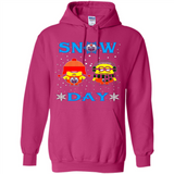 Snow Day Shirt For Edmonton Oilers Vs Minion Fans pingpong