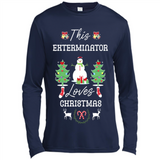 This Exterminator Loves Christmas Tree Shirt with Snowman