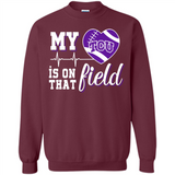 TCU Horned Frogs Football My Heart is on that Field - Sweatshirt