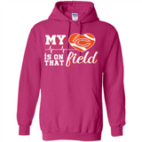 Chicago Bears Football My Heart is on that Field - Hoodie